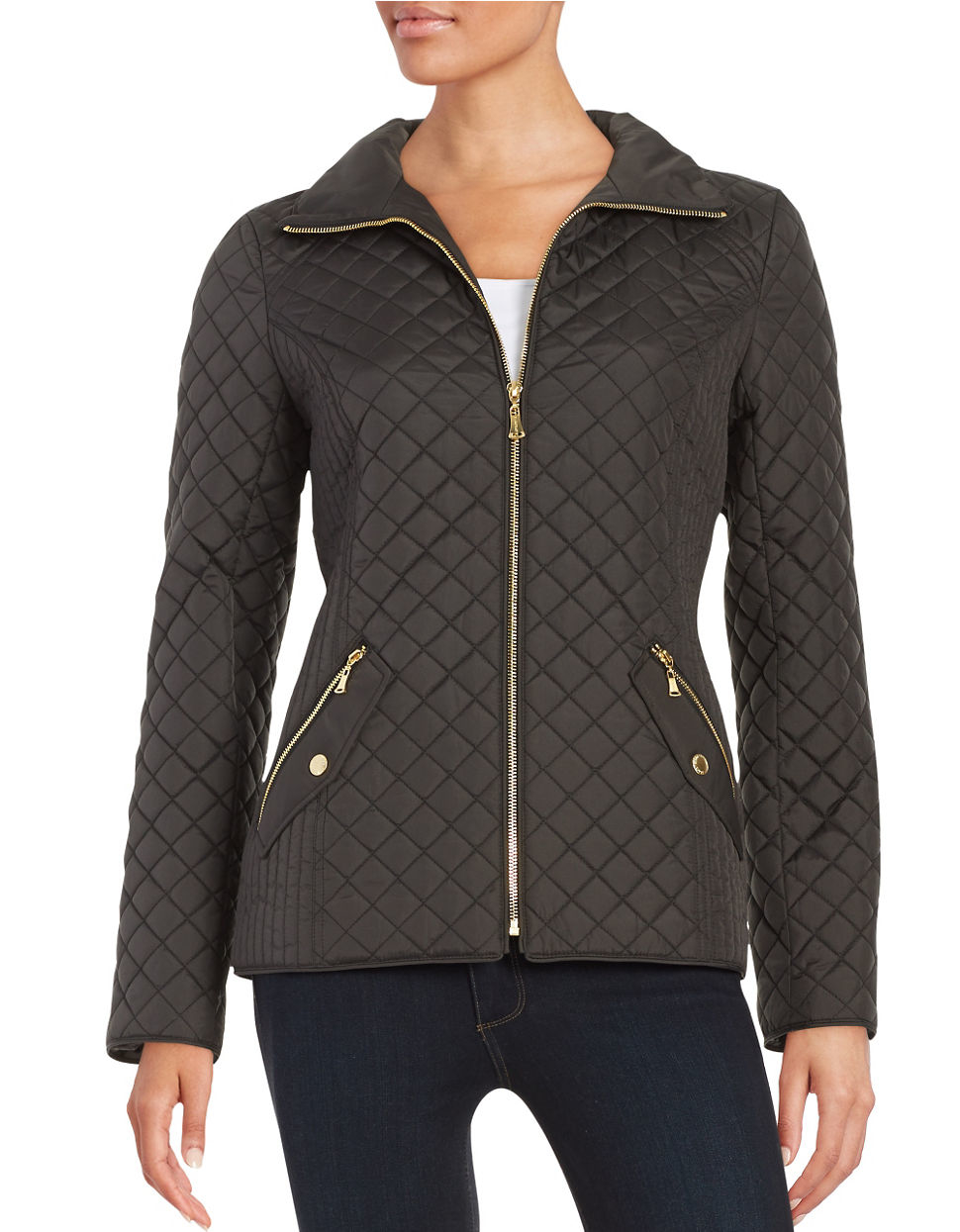 ellen tracy quilted jacket