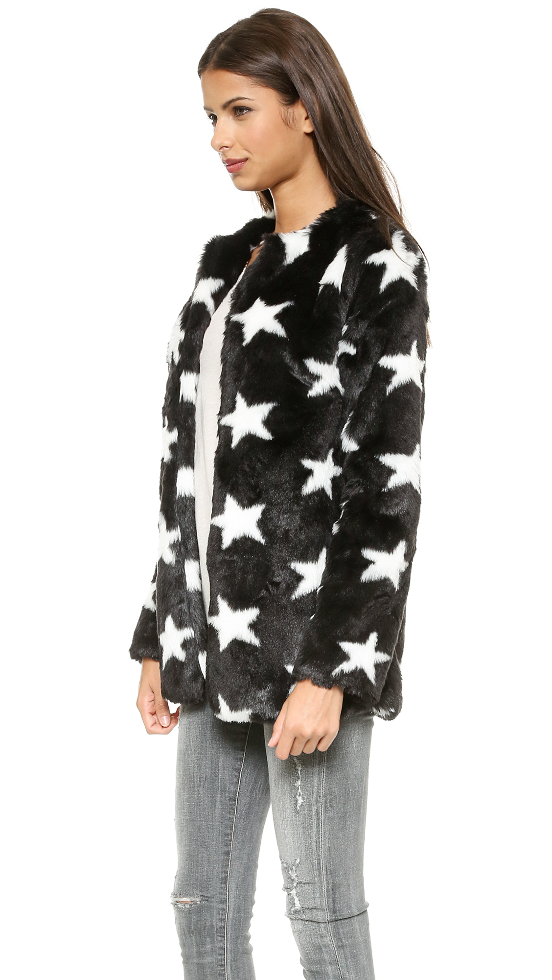 black and white star jacket