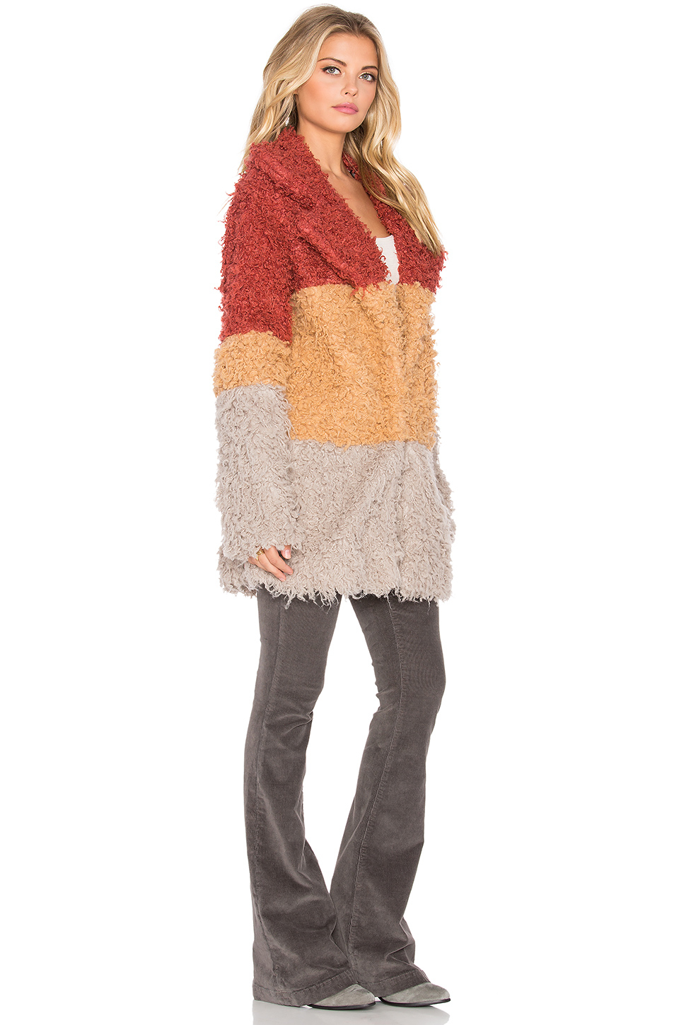 Mink Pink Agnes Coat Burnt Orange Faux Fur 149 00 Love It