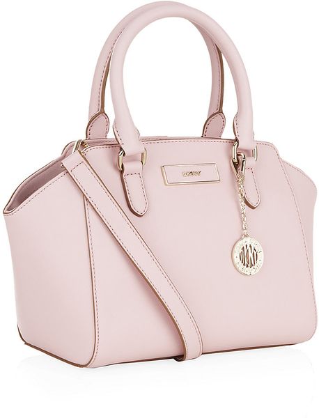 Dkny Saffiano Small Trapeze Bag in Pink (Light Pink) | Lyst
