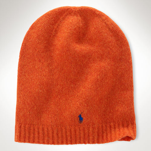 orange ralph lauren hat