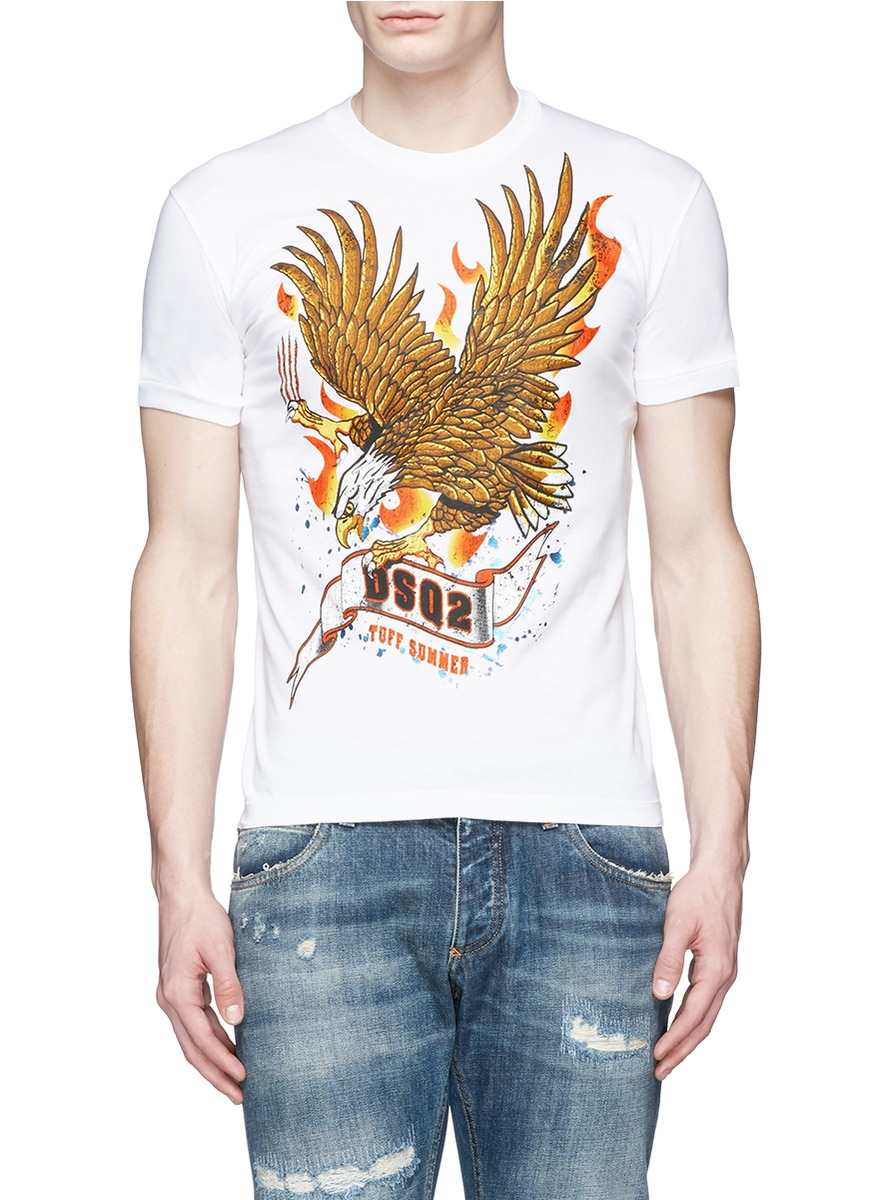 dsquared2 eagle t shirt