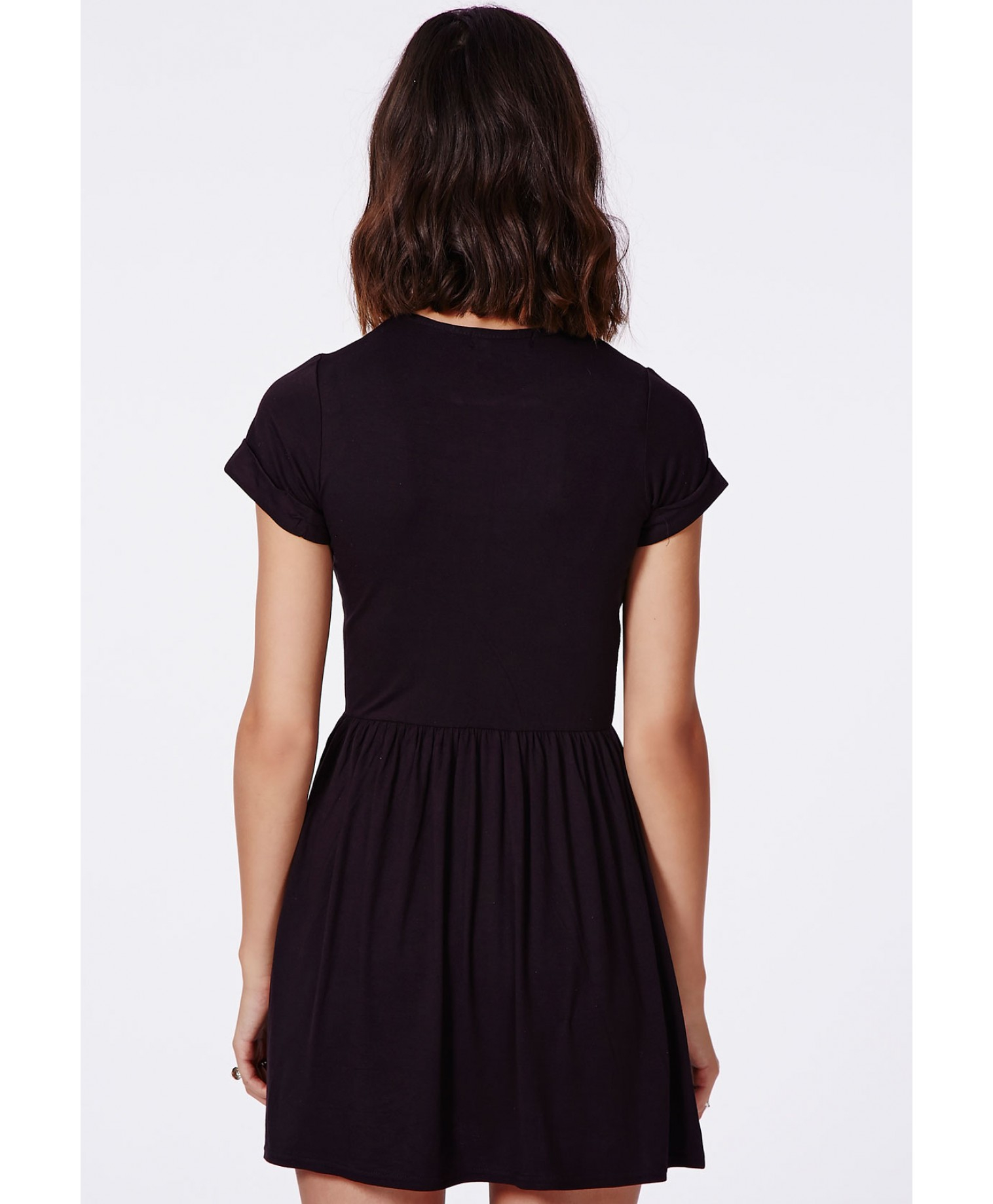 black t shirt skater dress
