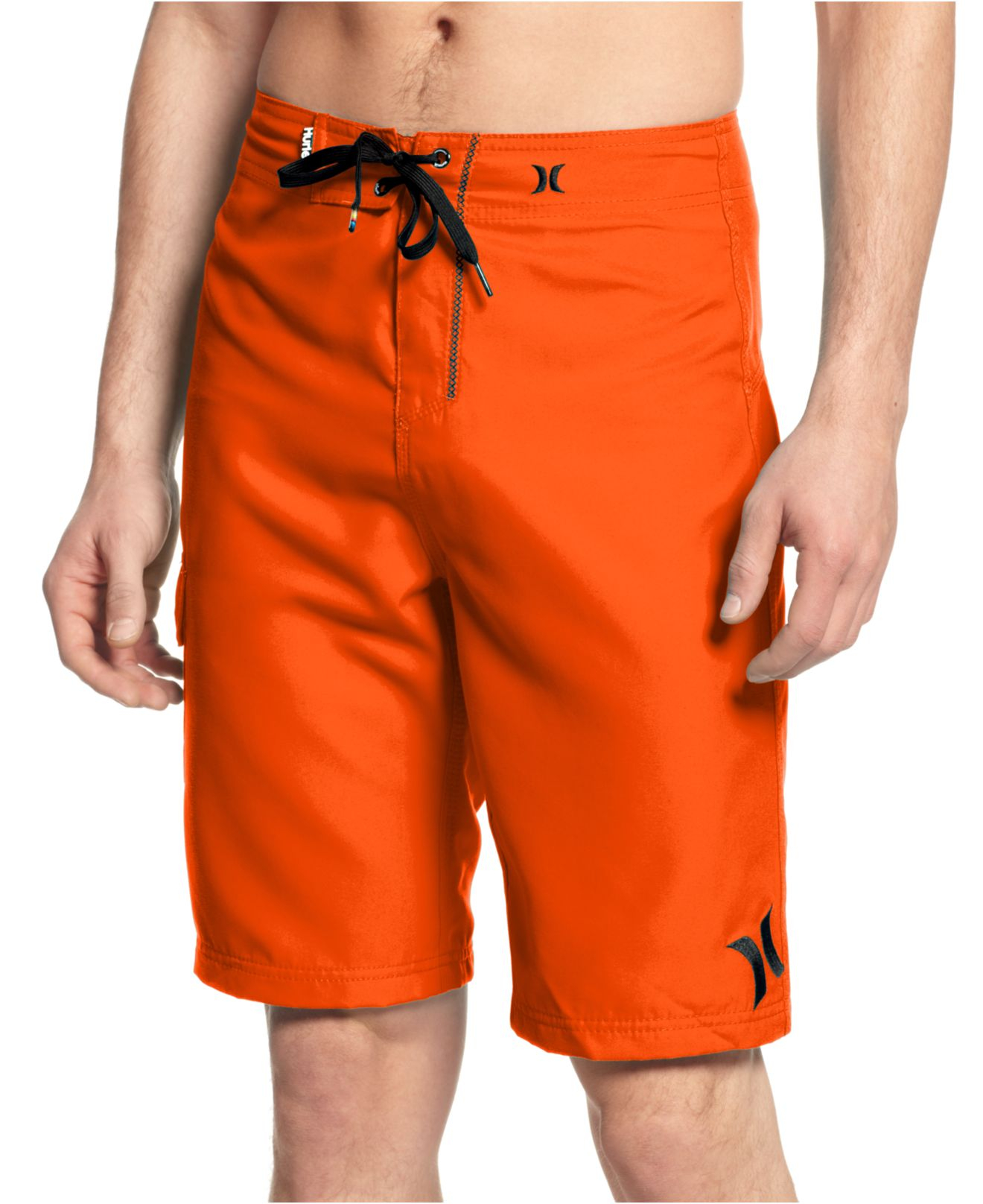 Hurley One & Only Supersuede Board Shorts in Neon Orange (Blue) for Men