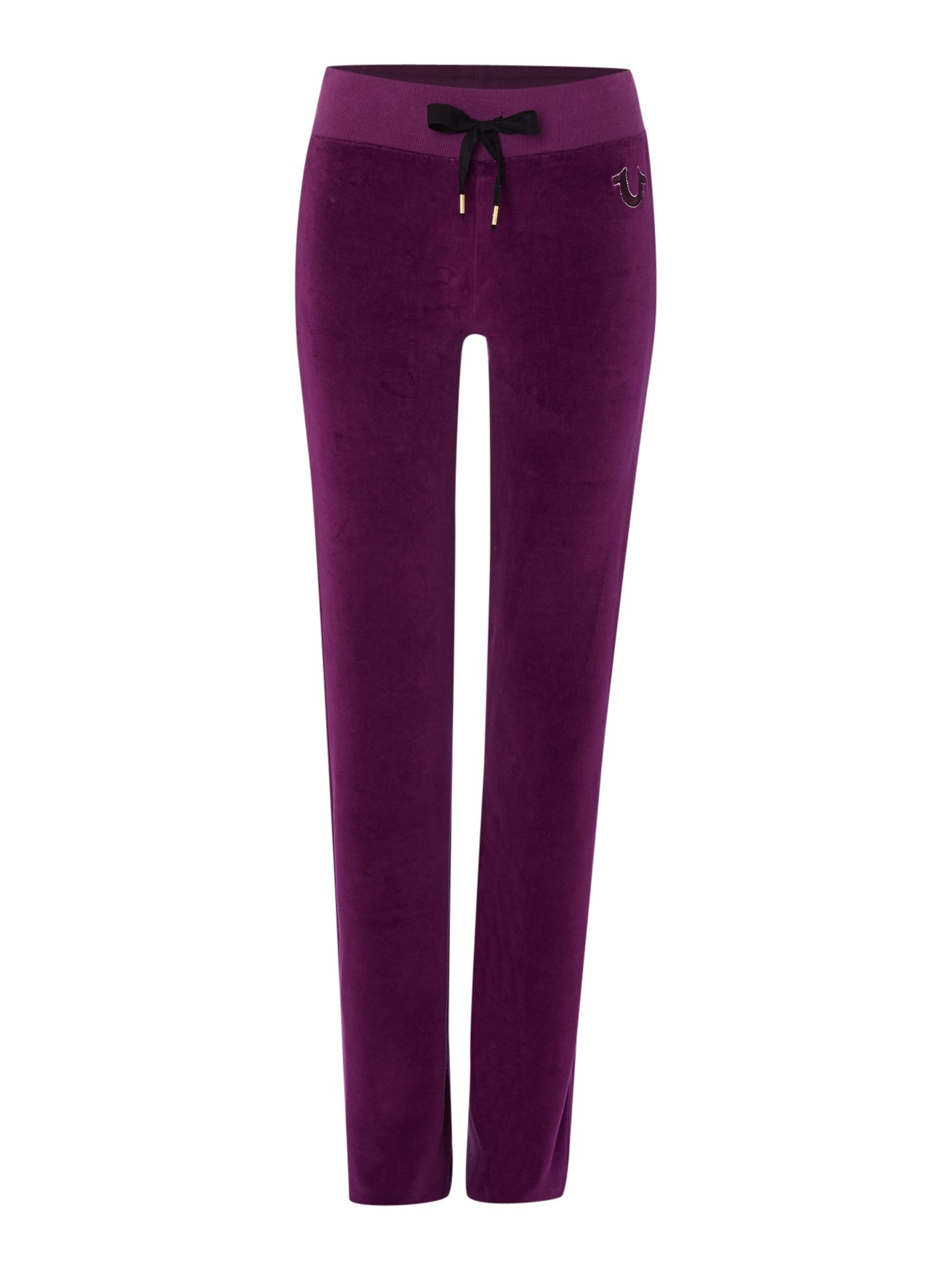 True religion Velour Tracksuit Pants in Purple Lyst