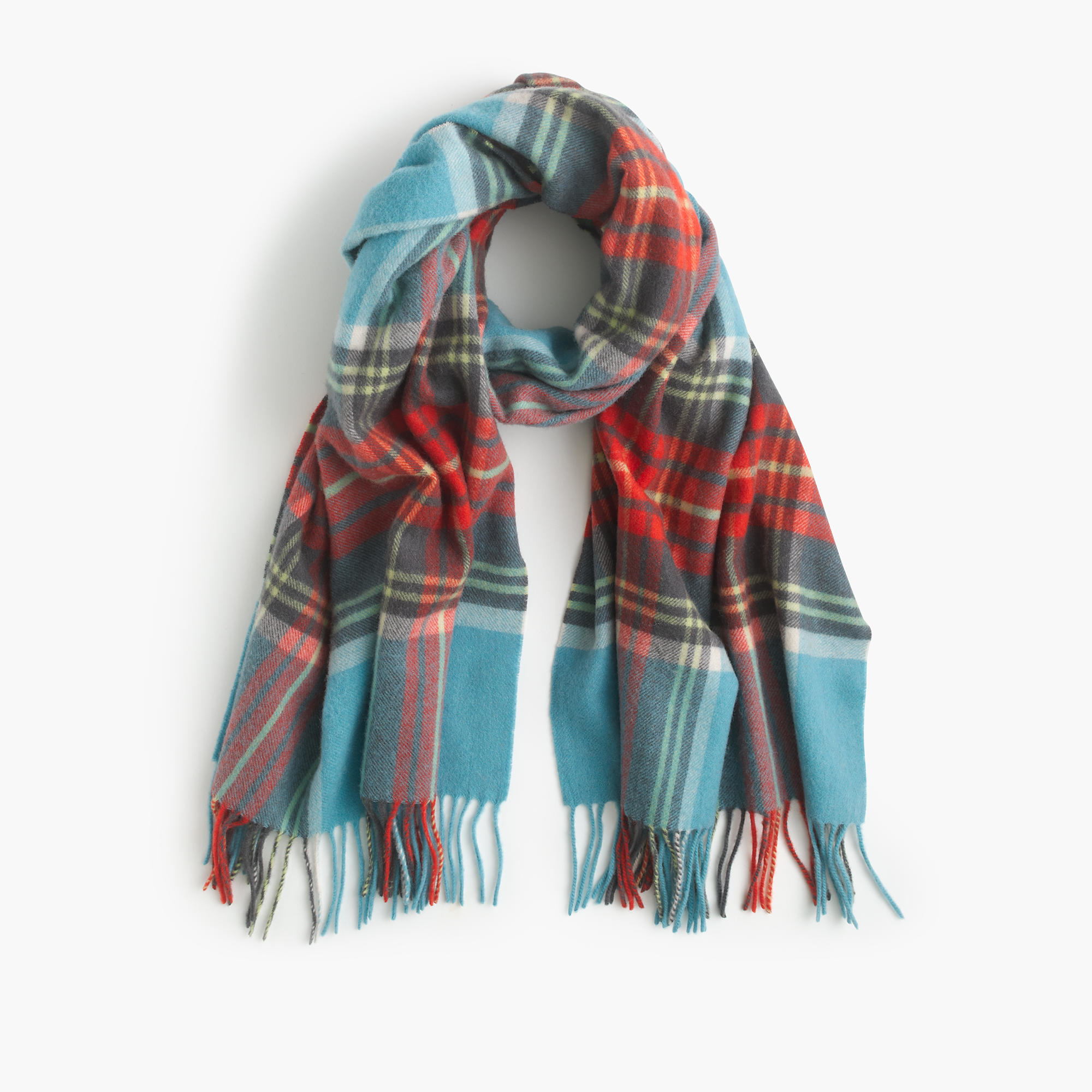 j crew plaid scarf