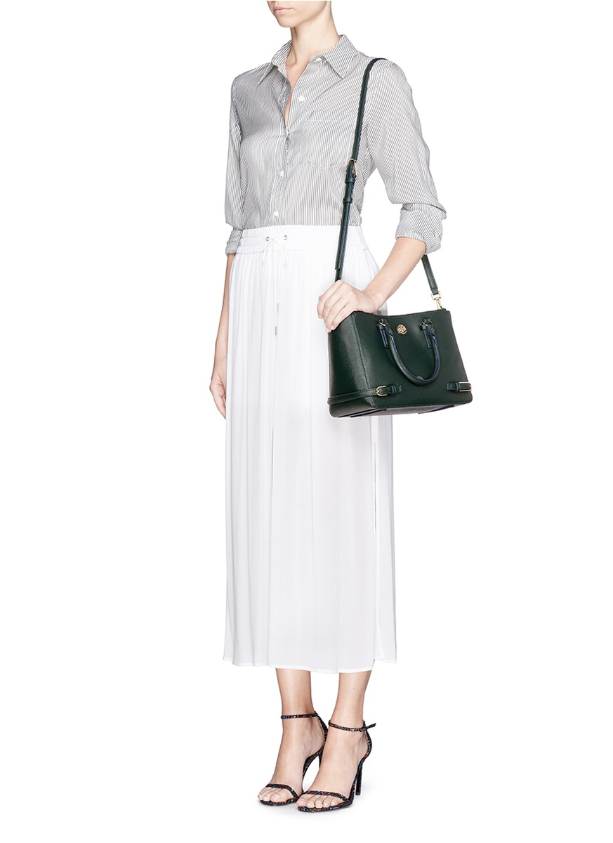 tory burch robinson small saffiano tote bag