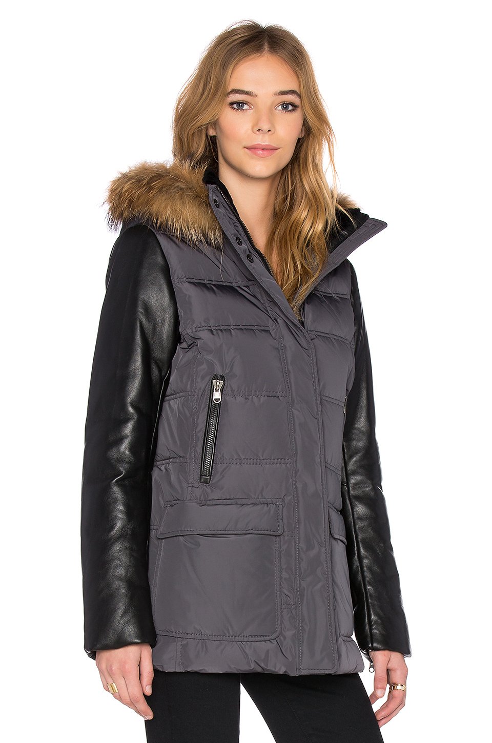 Lyst - Mackage Orla Quilted Parka Jacket
