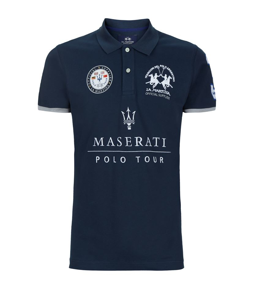 La Martina Maserati Polo Shirt in Blue for Men Lyst UK