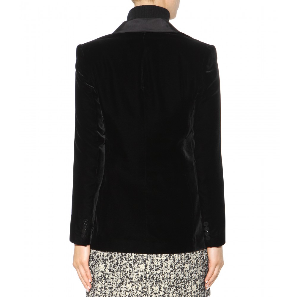 Polo Ralph Lauren Velvet Tuxedo Jacket in Black - Lyst