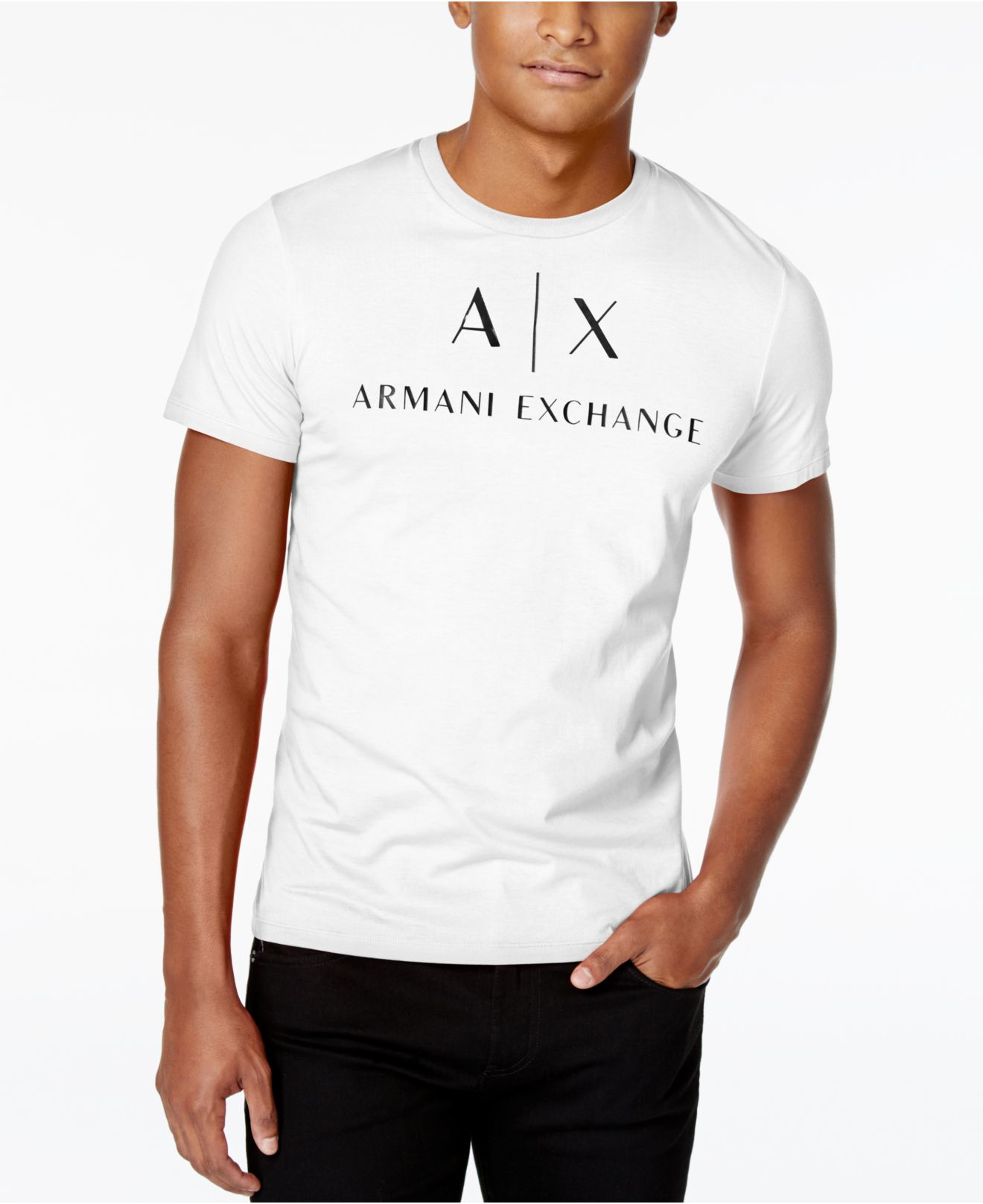 Armani exchange t shirts for mens price online