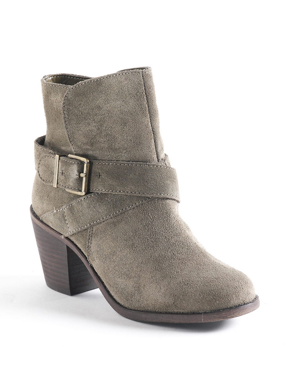 Bcbgeneration Aries Suede Ankle Boots in Green (OLIVE GREEN) | Lyst
