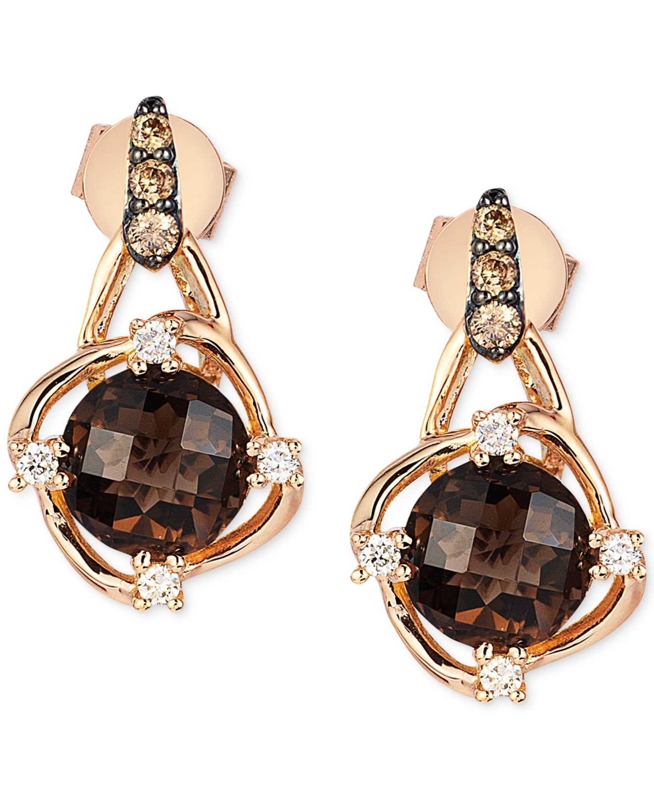 Lyst Le Vian Pee Collection Smokey Quartz 1 2 Ct T W And Gallery