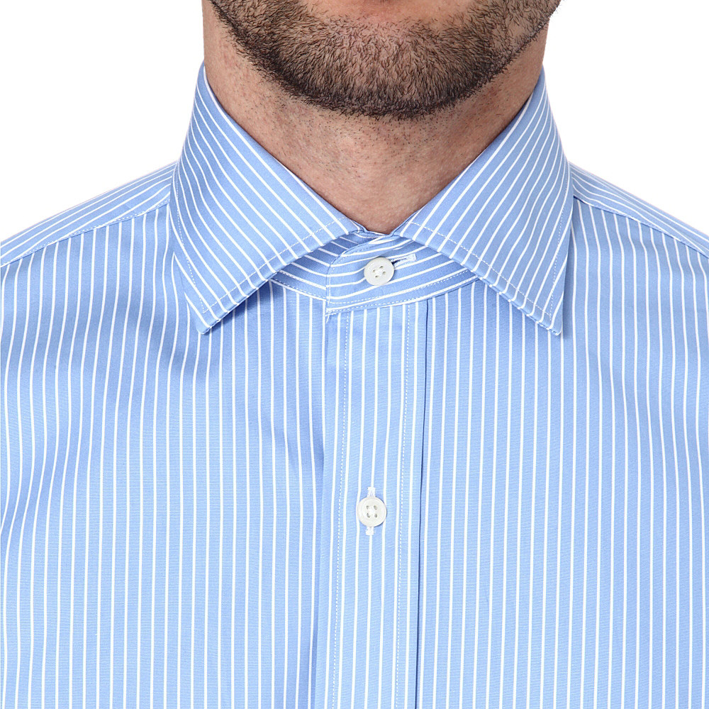 In Regent Lauren Customfit Ralph Shirt Men Blue Lyst For SUVzpqM