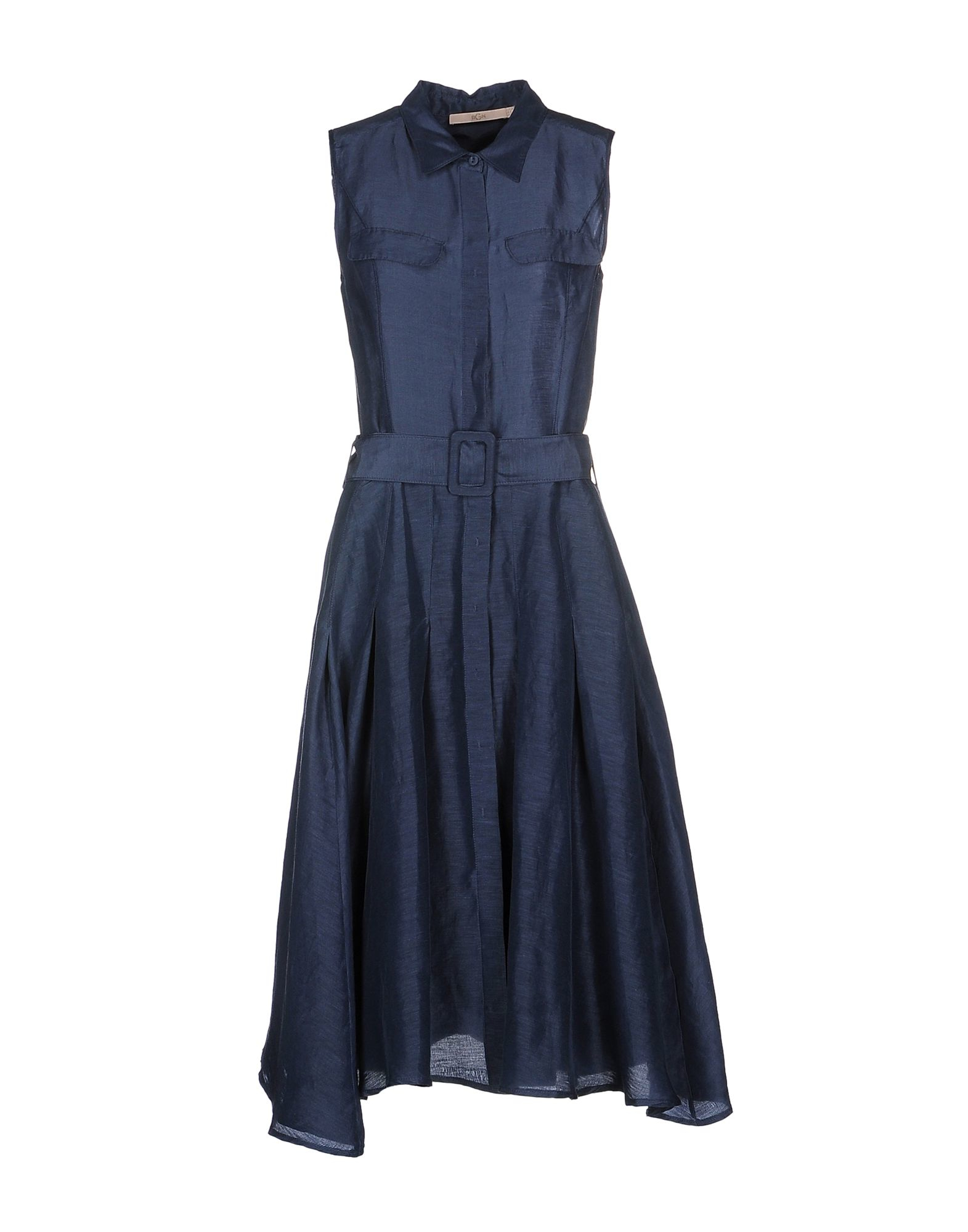 Bgn Knee-length Dress in Blue (Slate blue) | Lyst