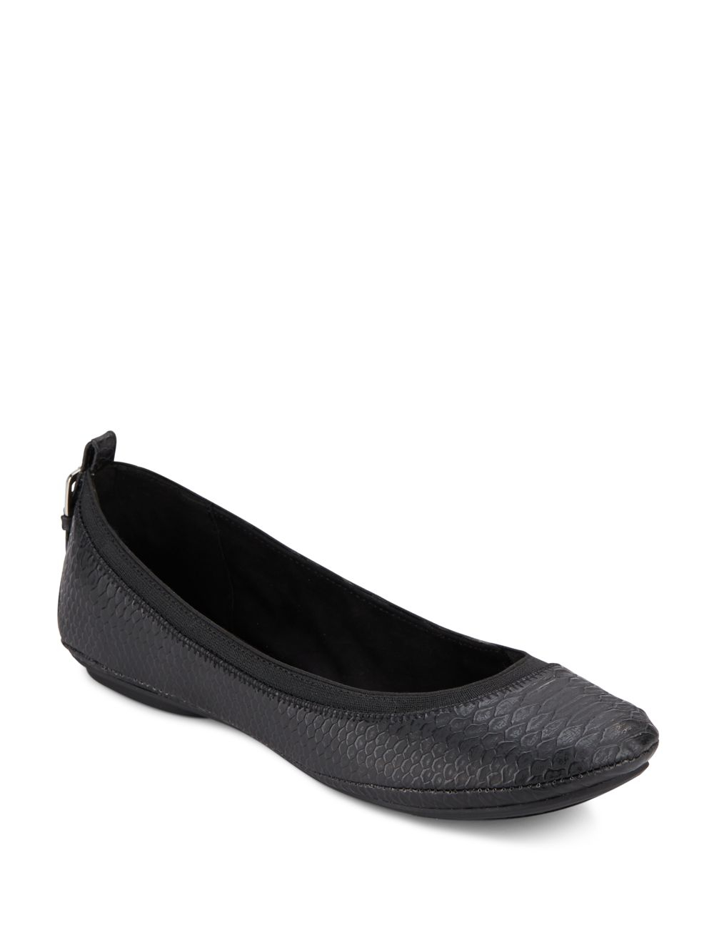 bandolino elastic trim ballet flats