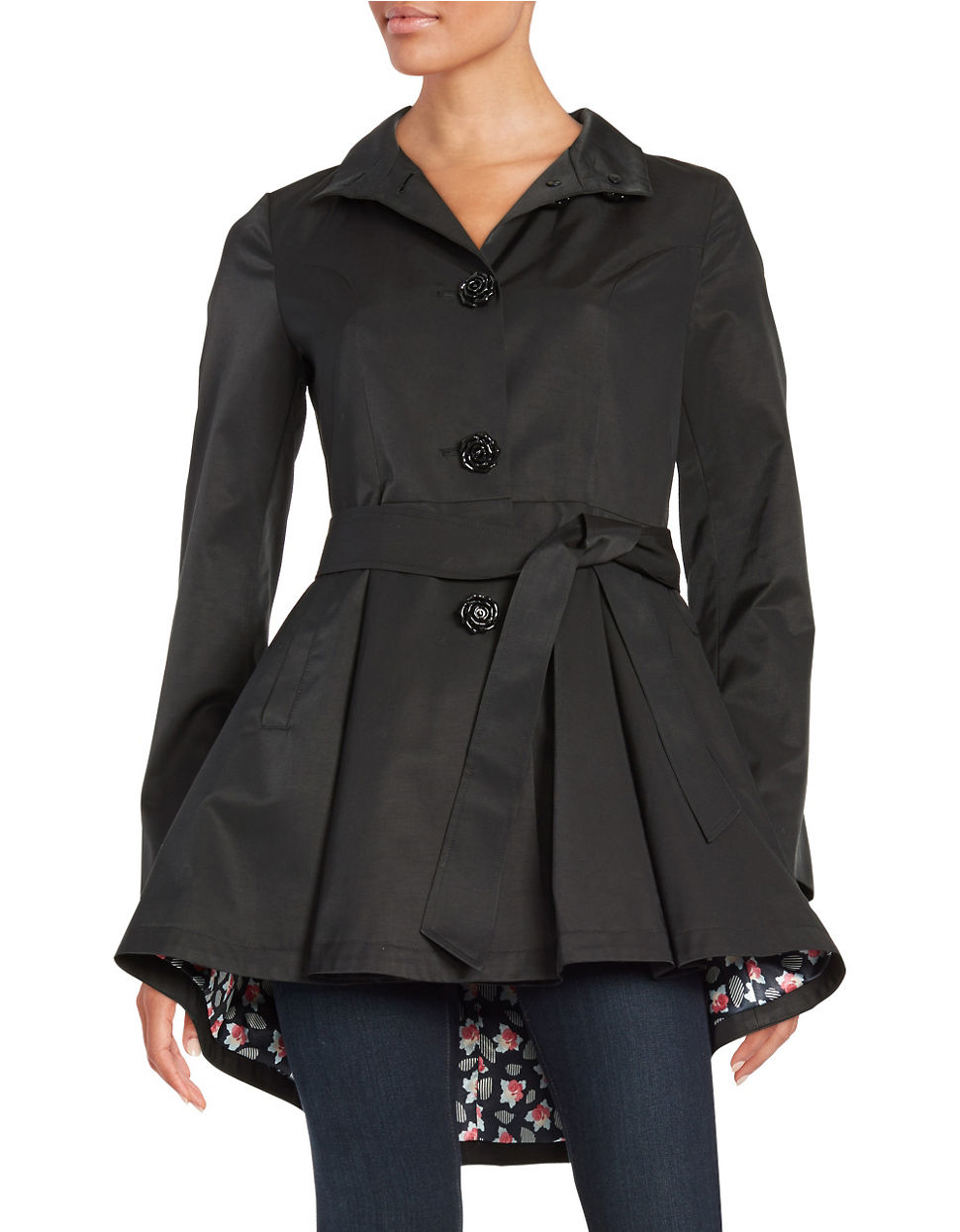 Betsey Johnson Fit And Flare Trench Coat FitnessRetro