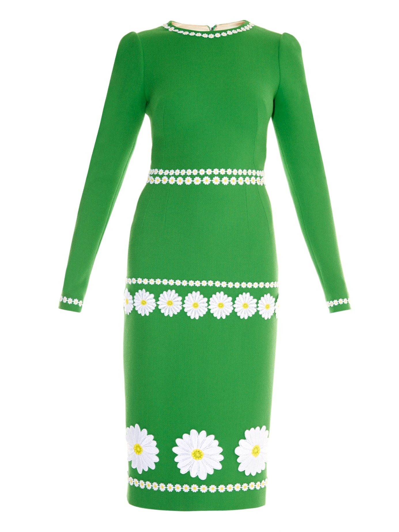 dolce gabbana green dress