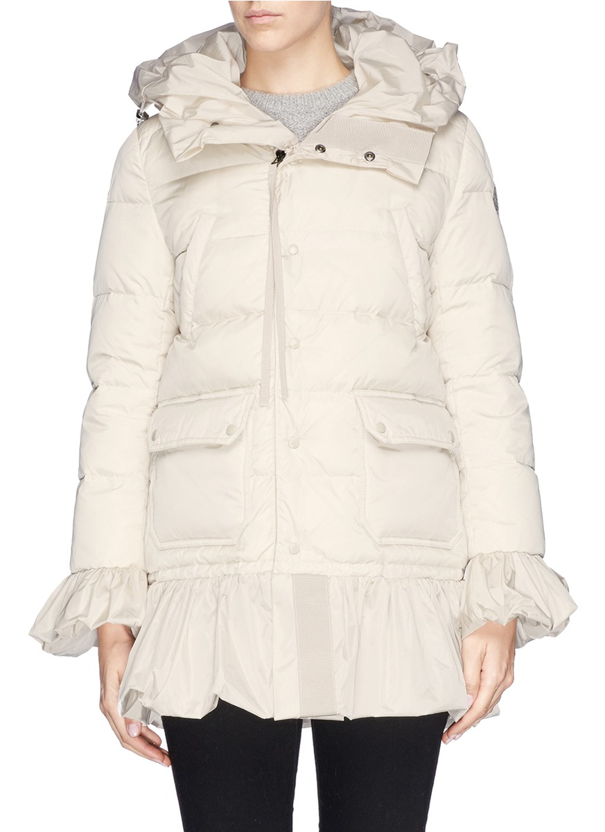 moncler ruffle jacket