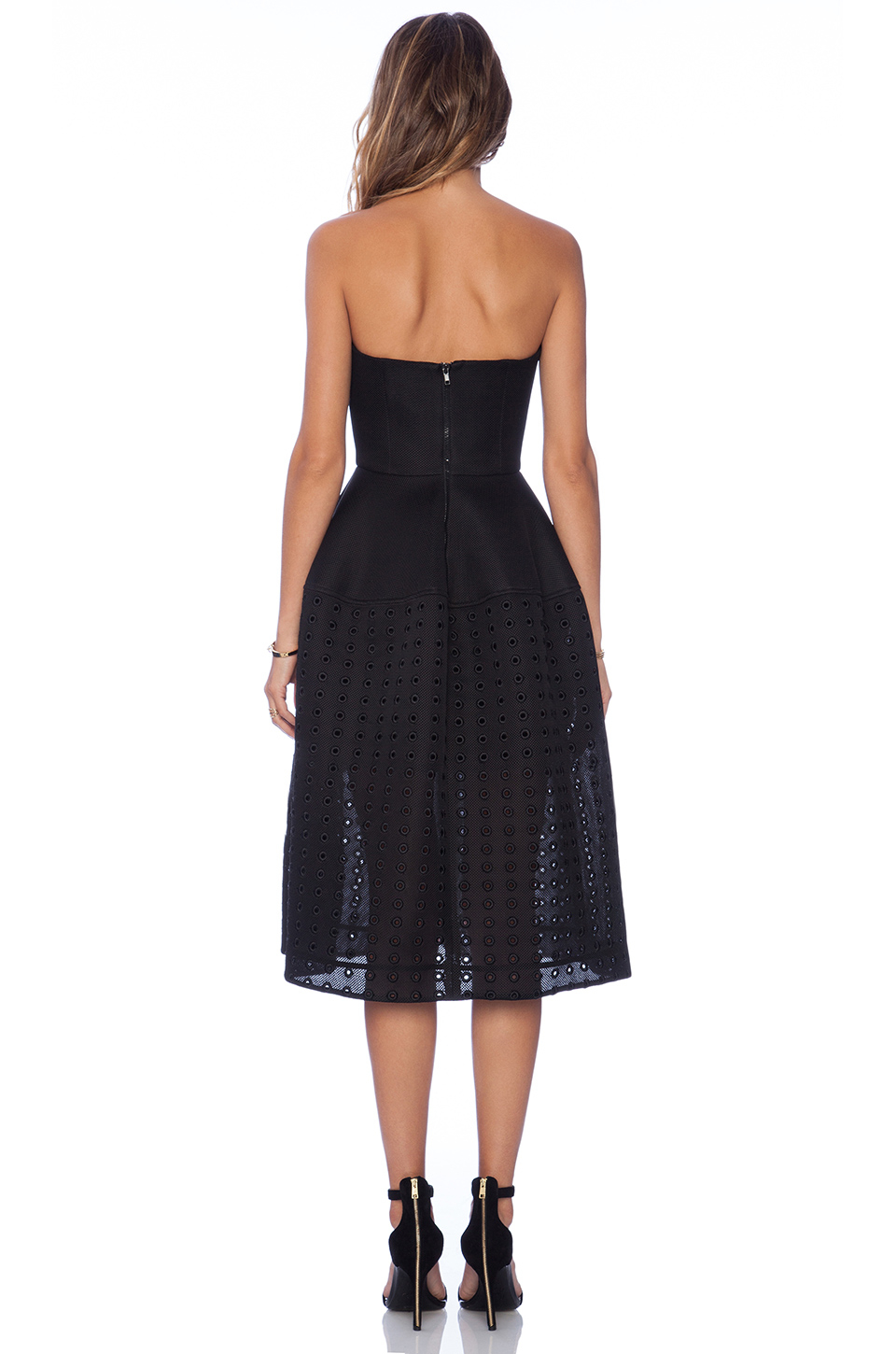 nicholas mesh ball dress