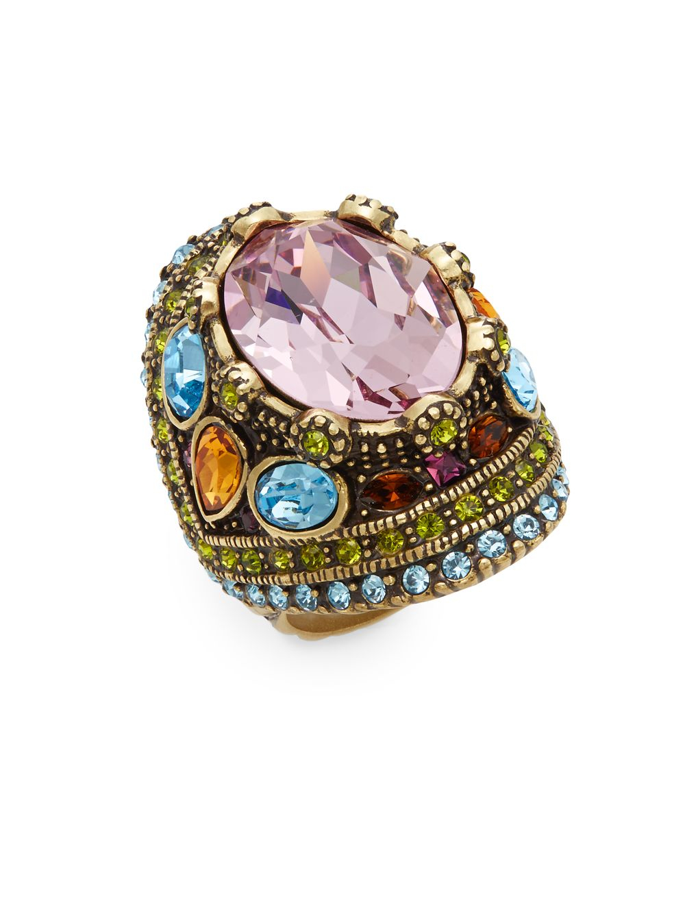 Heidi Daus Shirli Stunning Multicolored Rhinestones & Swarovski Crystal