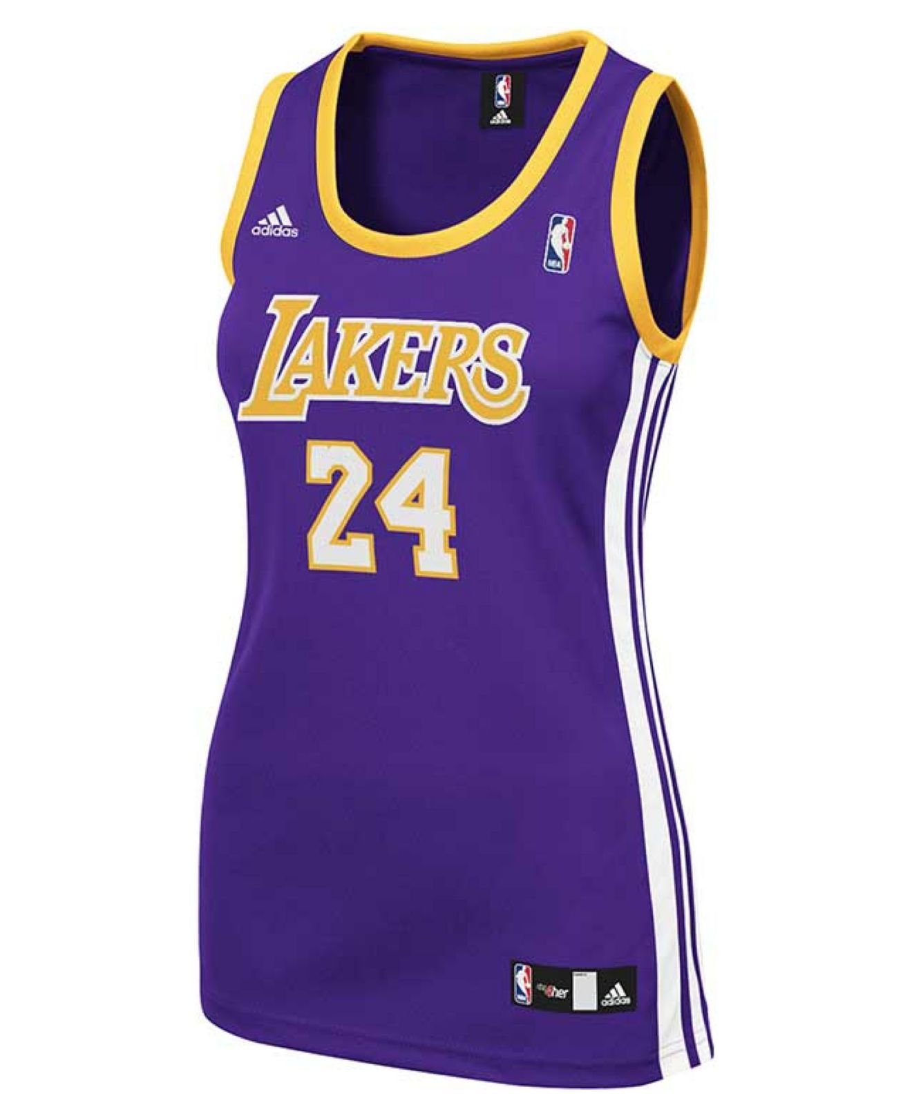 adidas Women's Los Angeles Lakers Kobe Bryant Jersey in Purple - Lyst