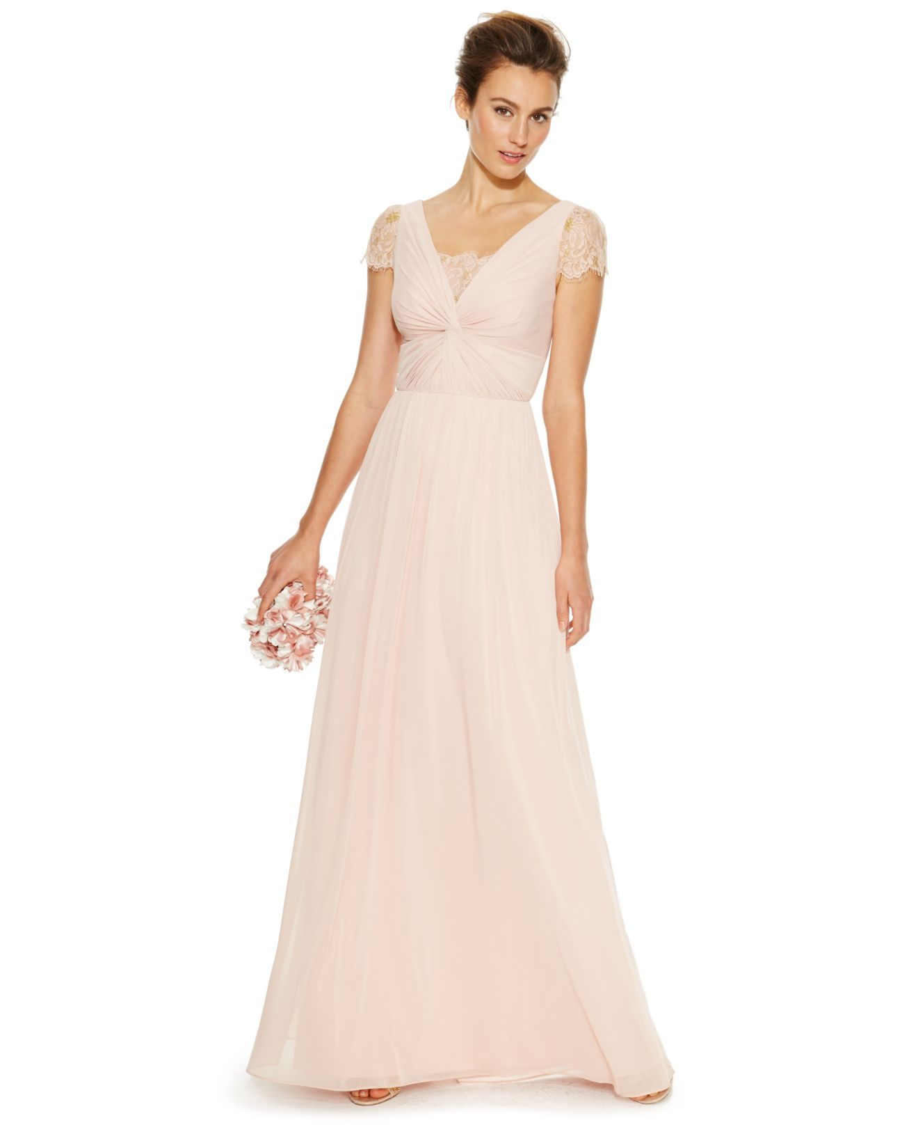 pink gown macys