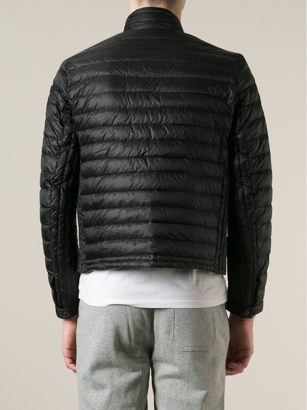 moncler black coat mens