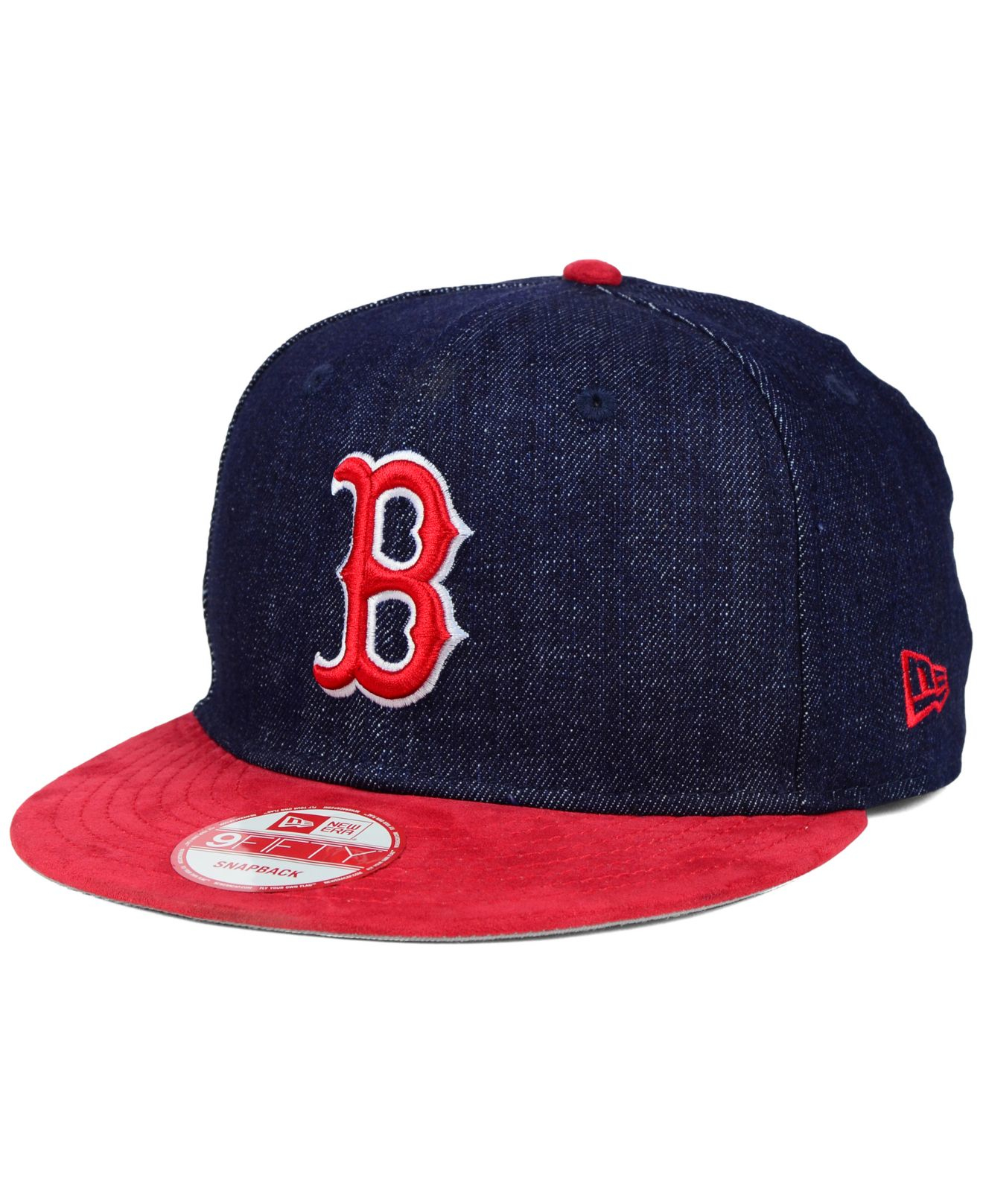 Denim red sox hat Outlet