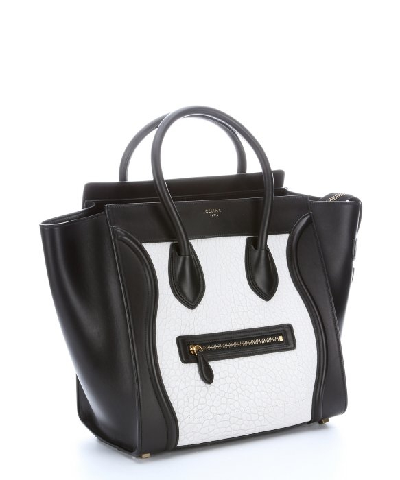 Celine Black Phantom Handbag Photos Eleventyone Org Lyst Céline Black And White Embossed Leather Phantom Tze