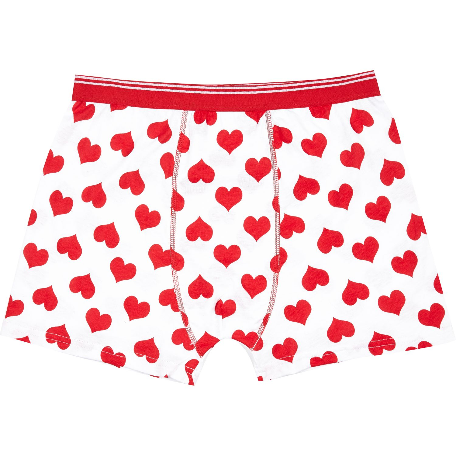 River Island White Heart Print Boxer Shorts for Men | Lyst UK