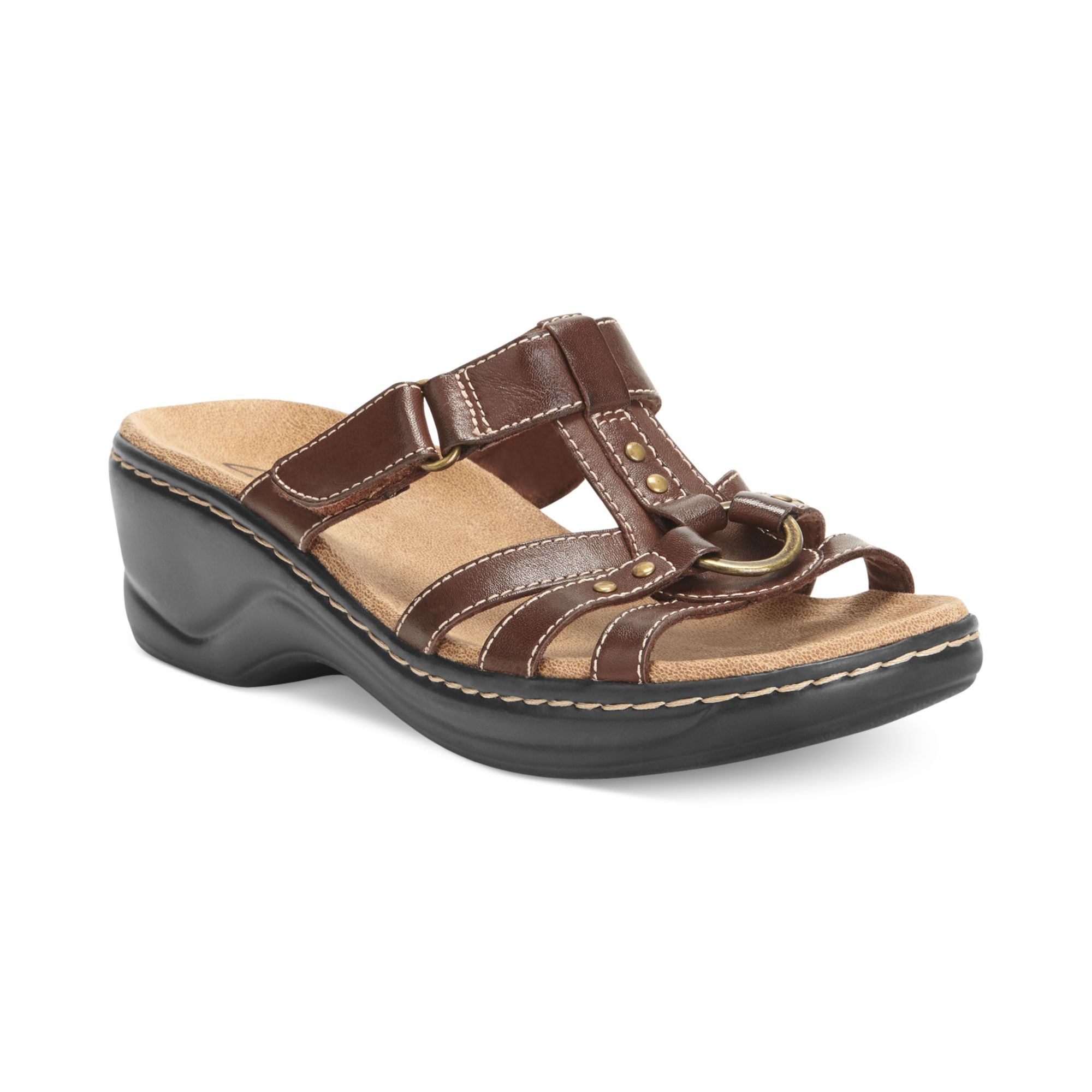 Clarks Womens Shoes Lexi Jasmine Sandals in Mink (Brown) - Lyst