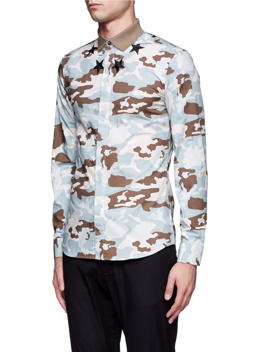 givenchy camo shirt