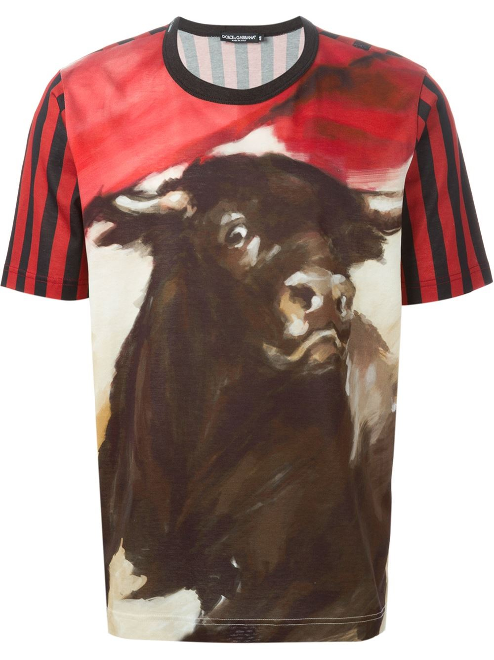 bull printed t shirts