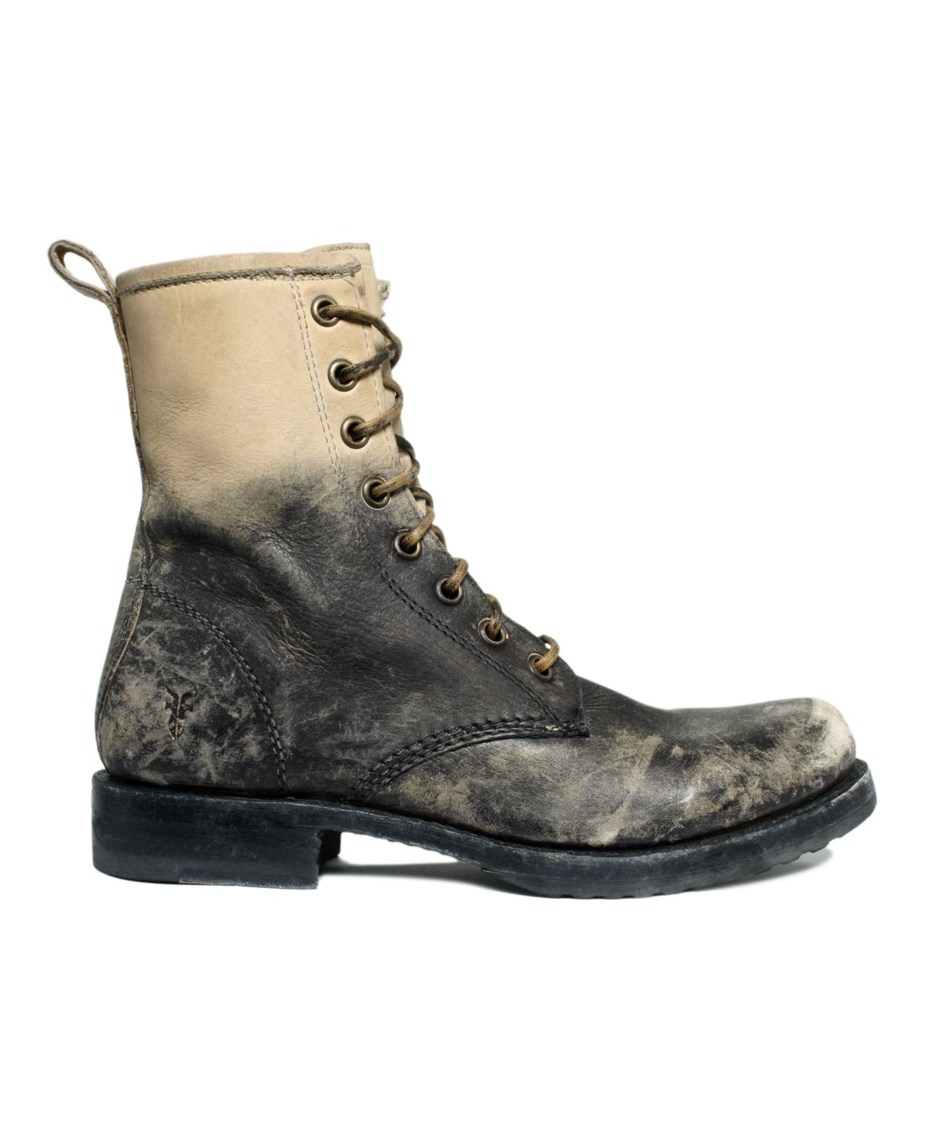 frye combat boots veronica
