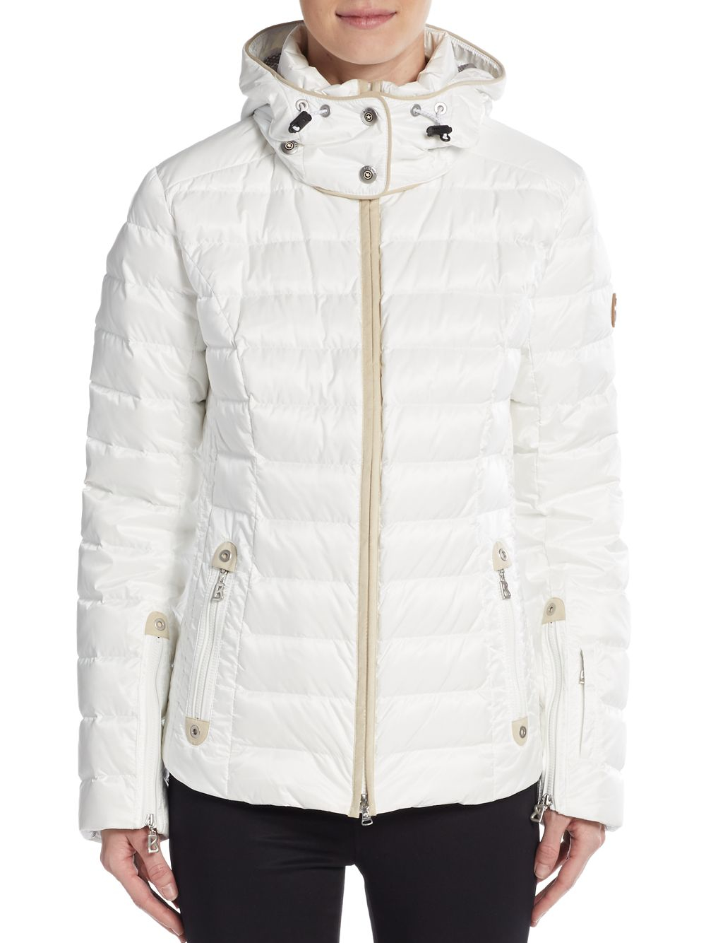 Bogner Kylie Quilted Puffer Jacket in White Lyst