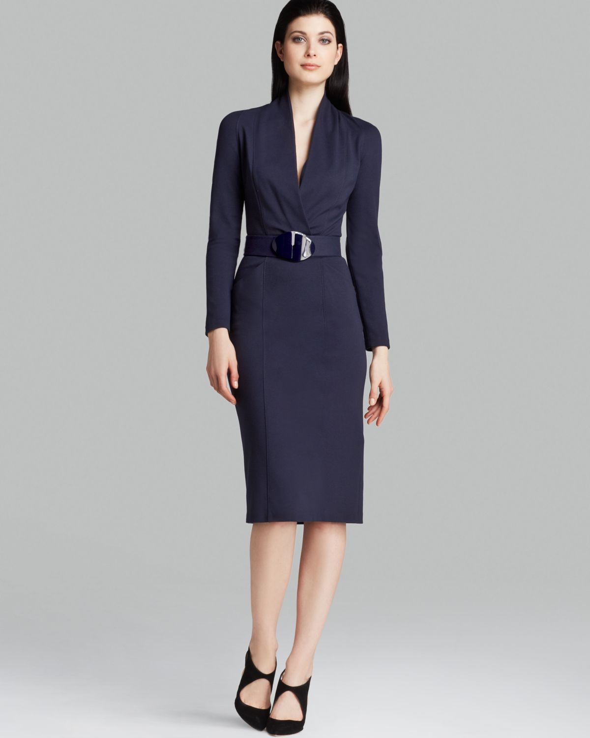 armani blue dress