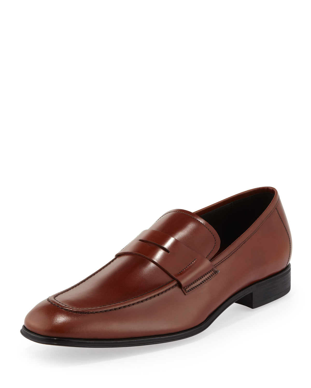 Ferragamo Rocco Leather Penny Loafer in Brown for Men - Lyst
