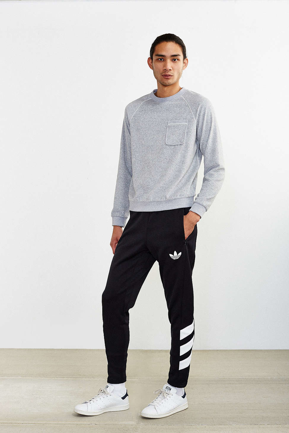 adidas Originals Trefoil Fc Track Pant in Black for Men | Lyst