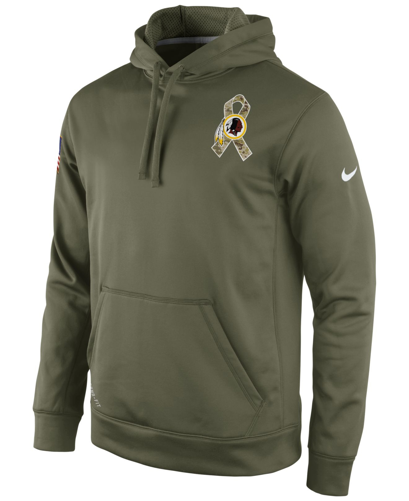 Nike Men'S Washington Redskins Salute To Service Ko Hoodie in