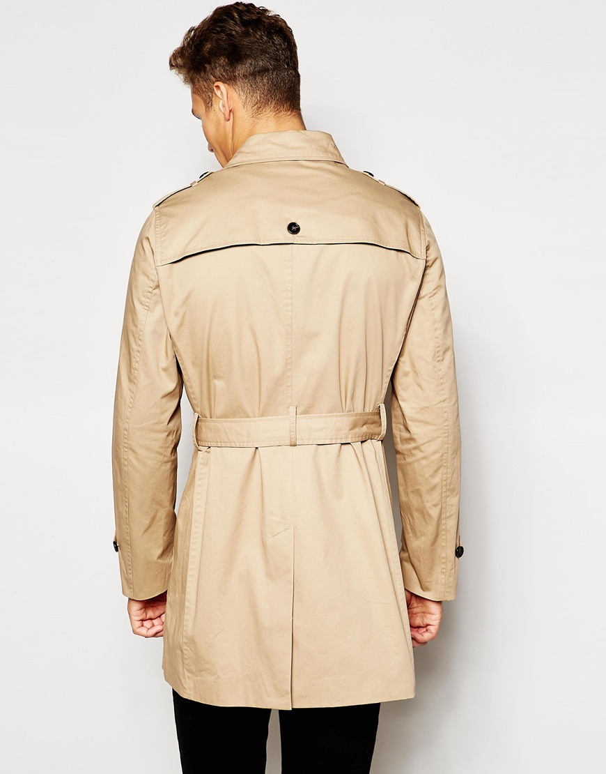 Esprit Trench Coat in Camel (Natural) for Men | Lyst