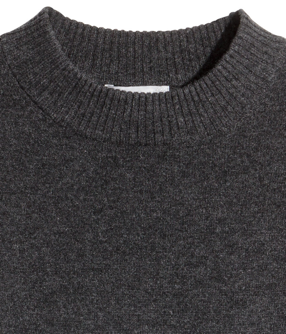 H&M Cashmere Jumper in Gray | Lyst
