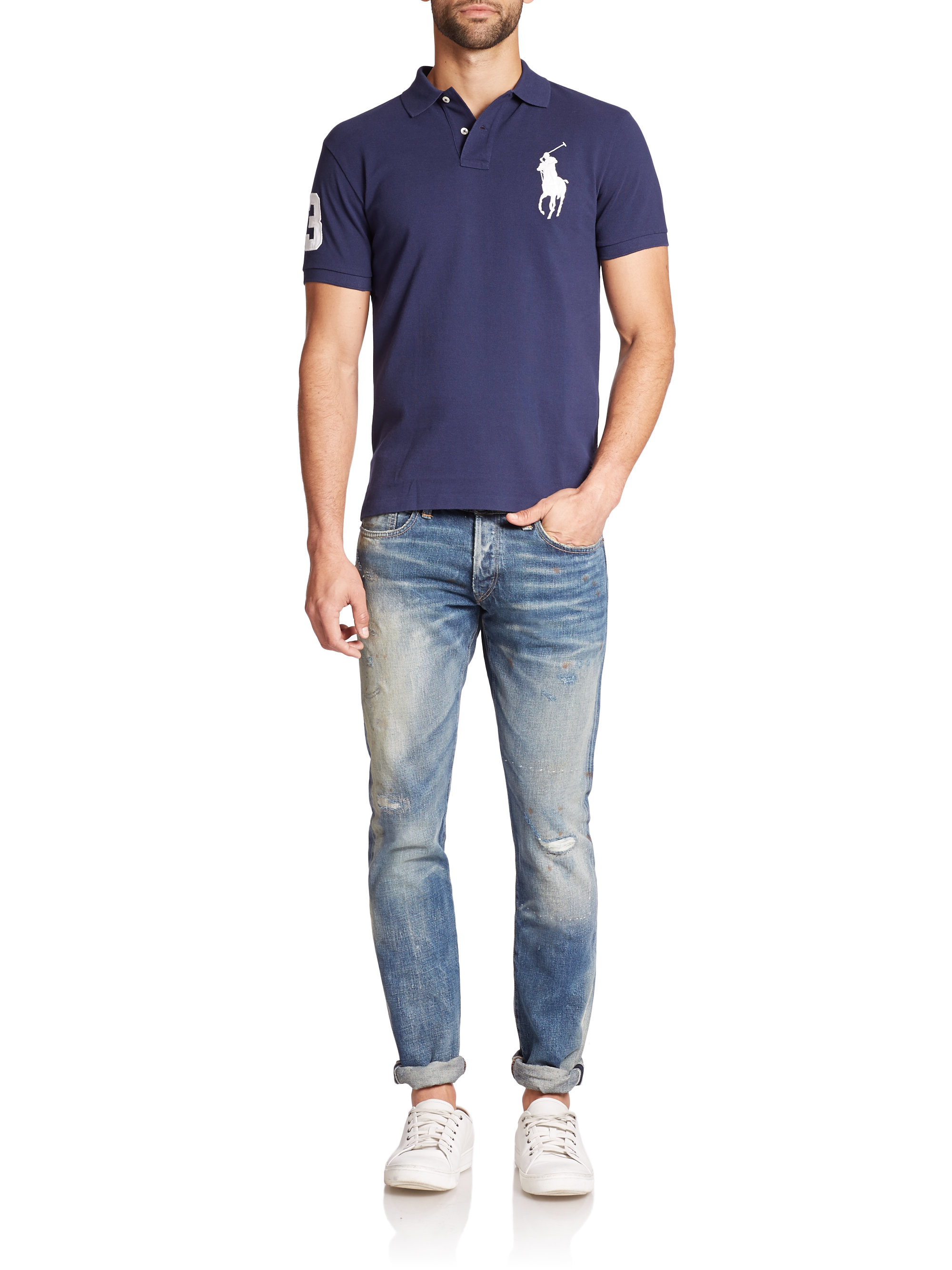 Polo ralph lauren Sullivan Slimfit Jeans in Blue for Men (washed blue) Lyst