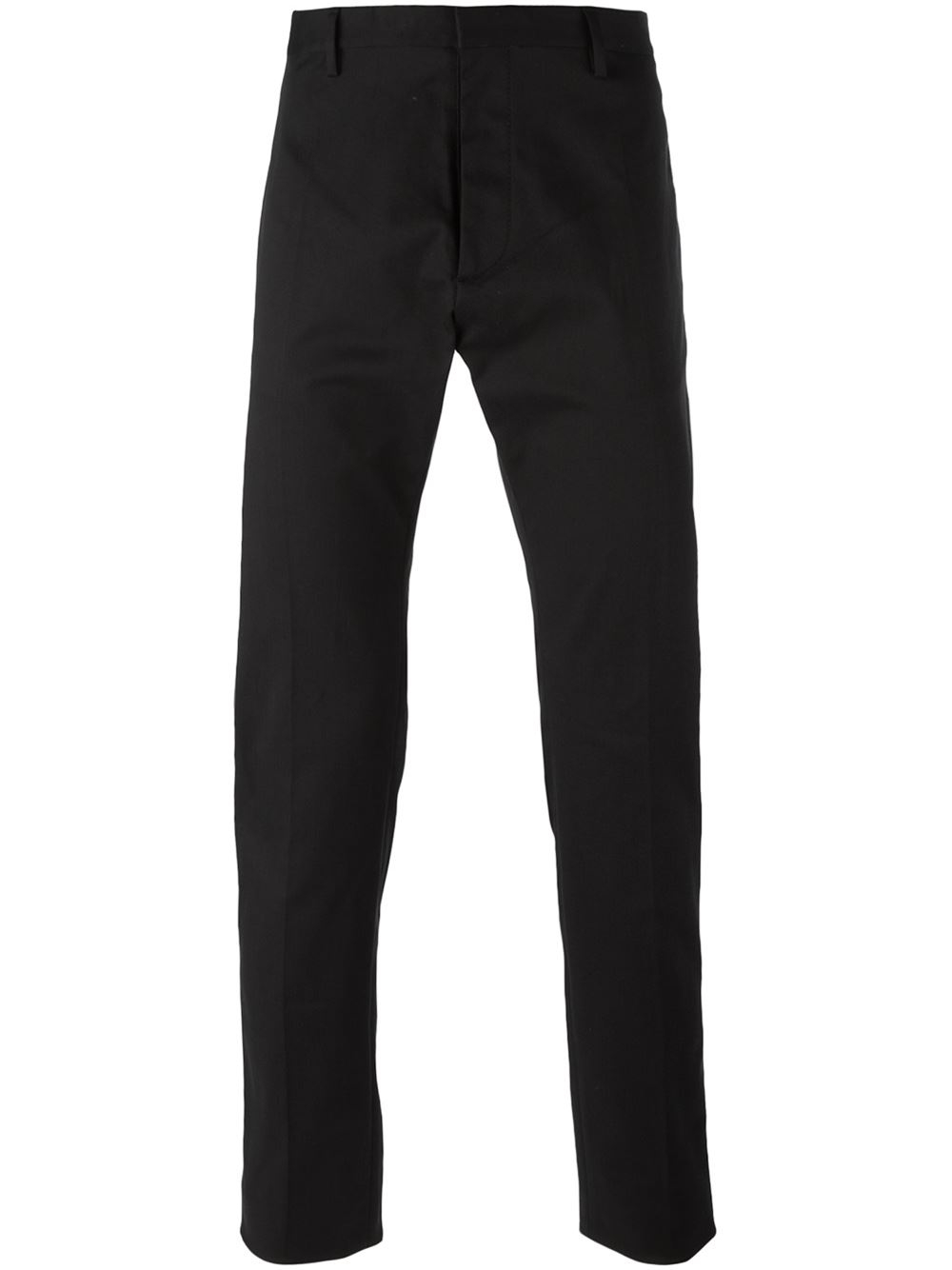 black tailored joggers