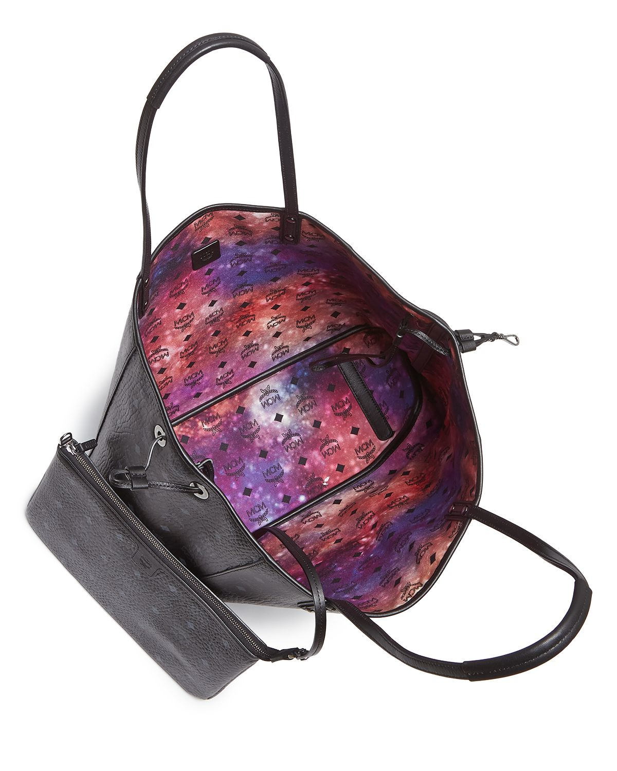 mcm galaxy reversible tote