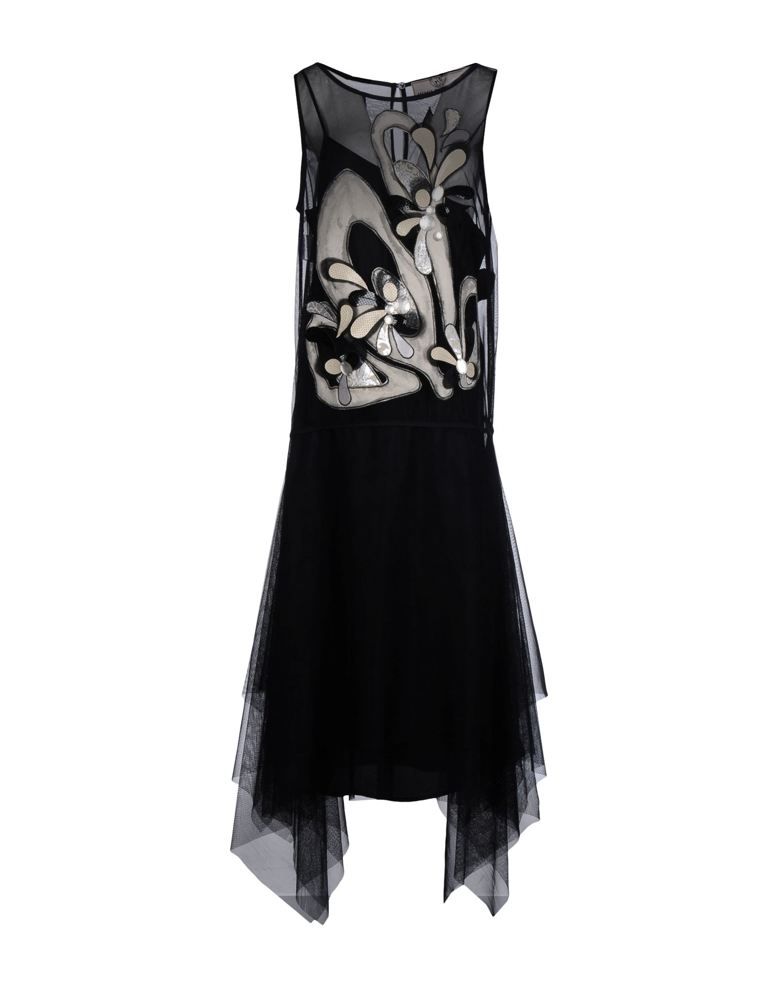 Antonio marras 3/4 Length Dress in Black | Lyst