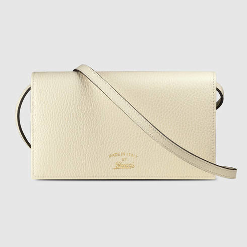 Lyst Gucci Swing Leather Mini Bag In White Gallery