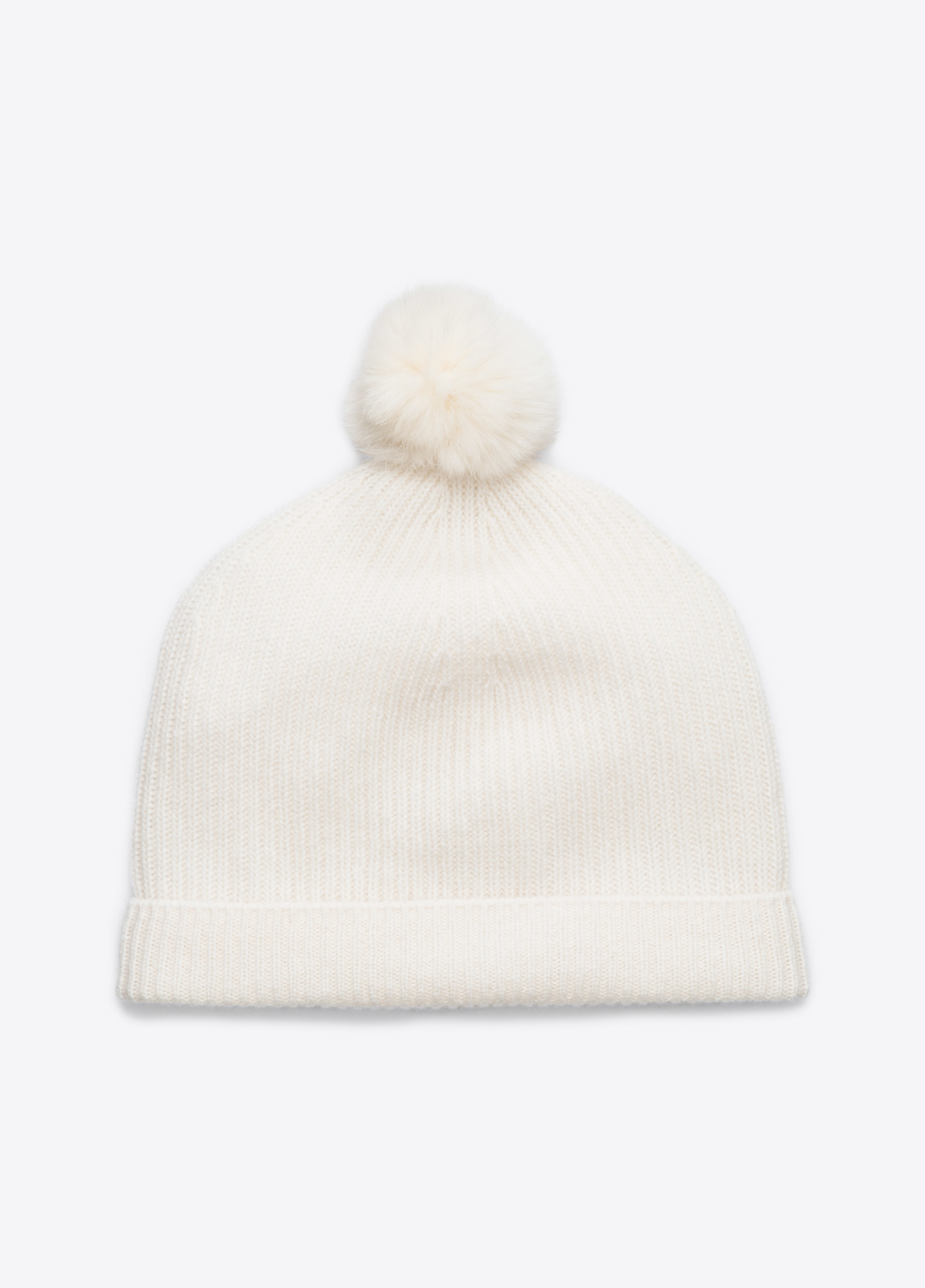 pom pom hat vince in White) Beanie Vince Rabbit White Pom With (Off Lyst Cashmere Fur pom pom hat vince in White) Beanie Vince Rabbit White Pom With (Off Lyst Cashmere Fur