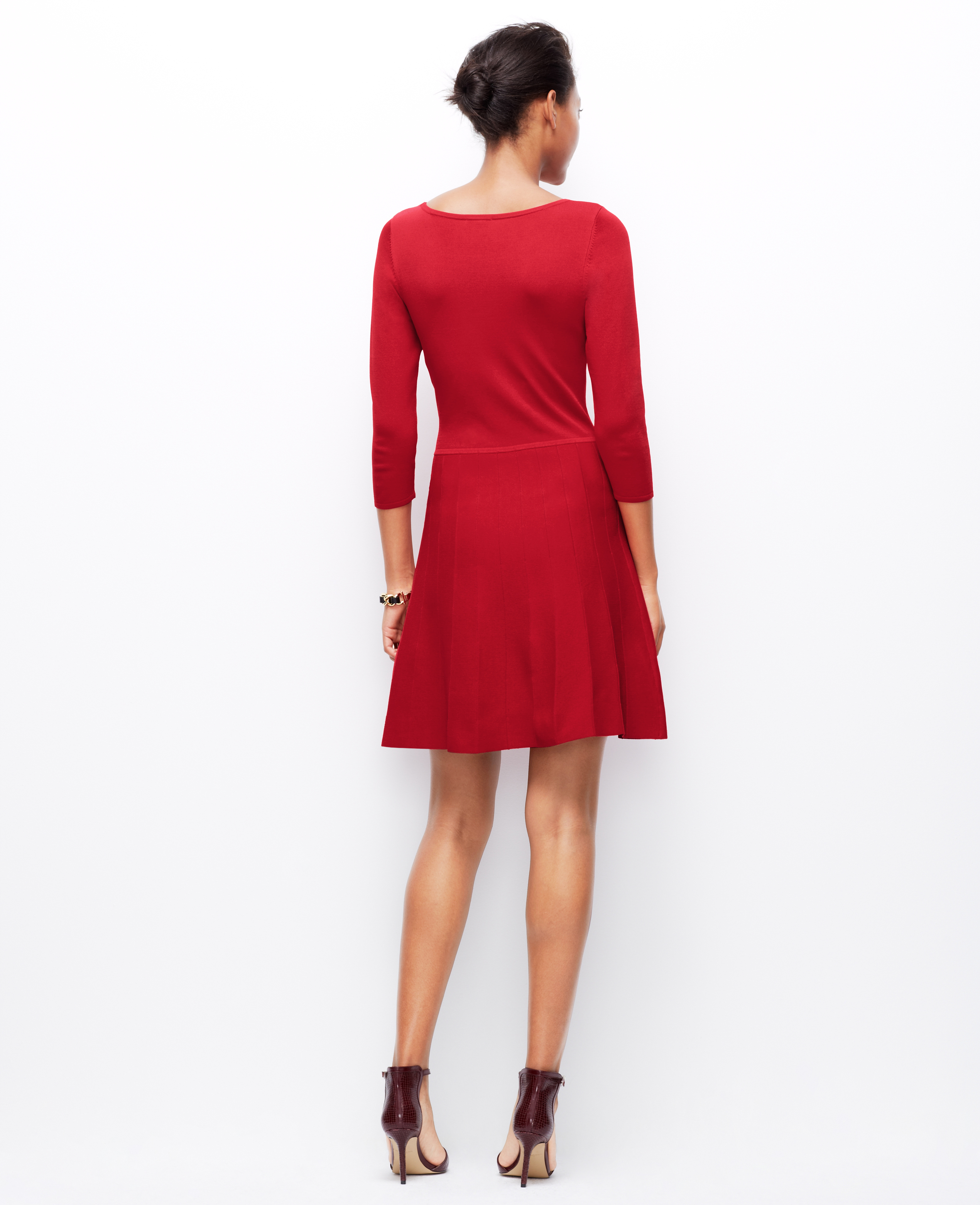 ann taylor red dress