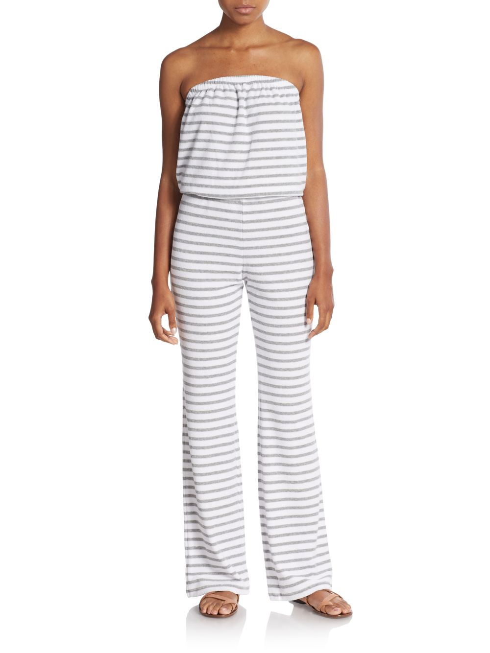 saks fifth avenue white jumpsuit